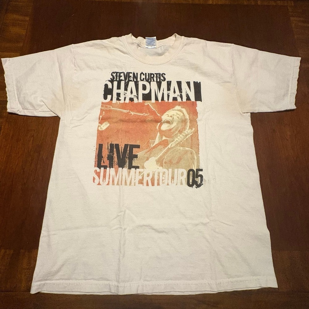 Vintage Steven Curtis Chapman Live Summer Tour 2005 T-shirt.